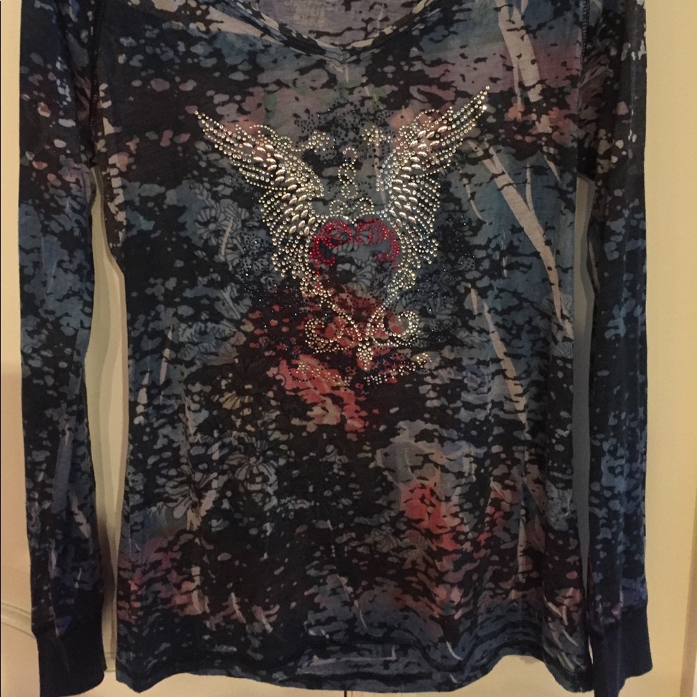 GO jeans tee shirt with hood